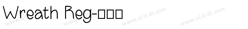Wreath Reg字体转换